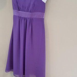 Alfred Angelo halter dress purple size 4